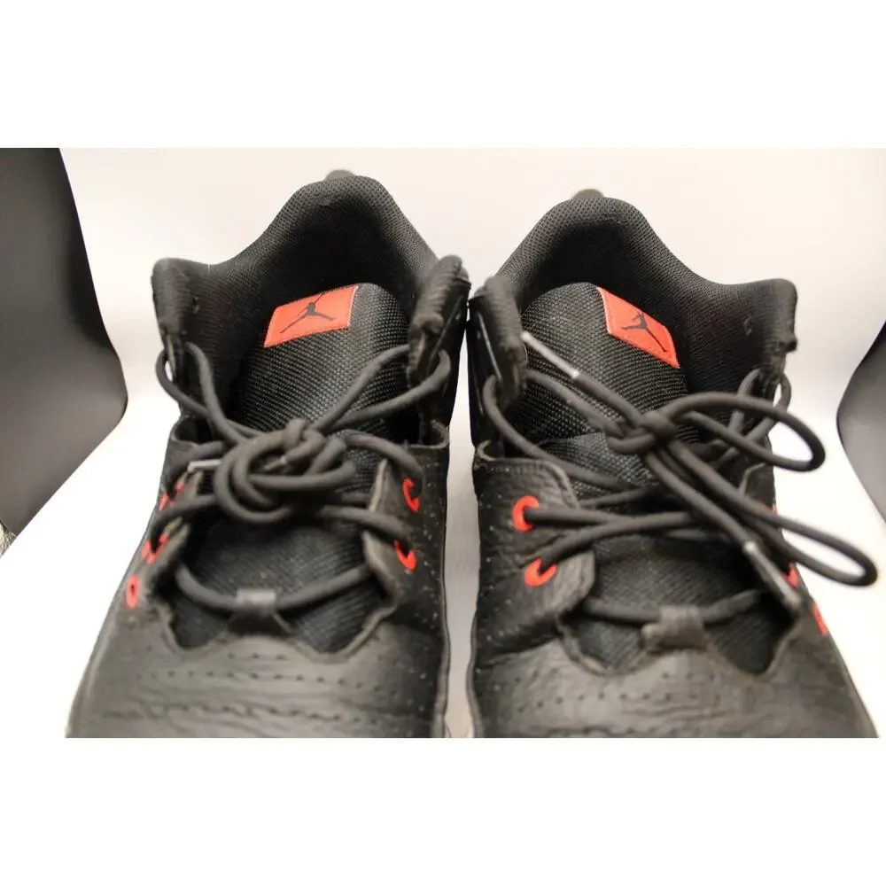 Jordan Max Aura 5 Men’s Size 12 Black Gray Red Basketball Sneakers DQ4353-061